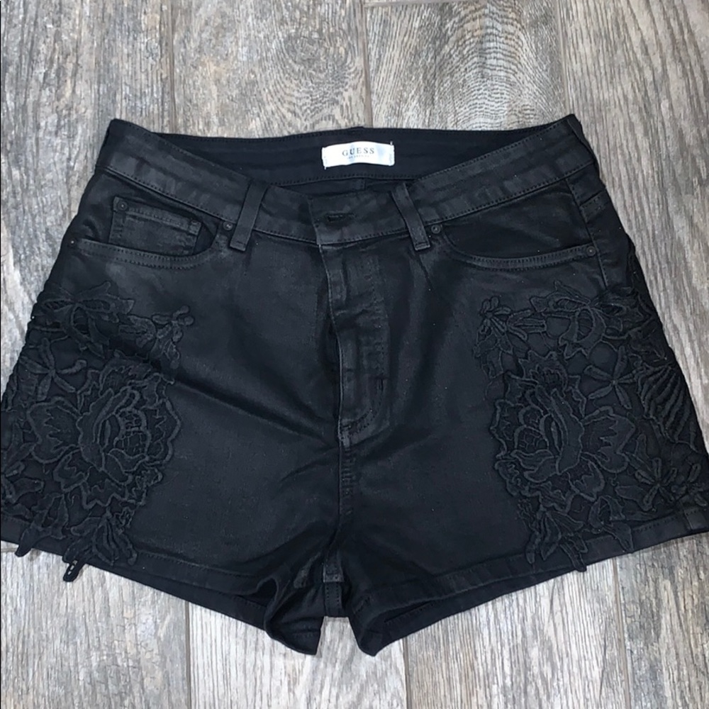 GUESS - Claudia Embroidered Shorts